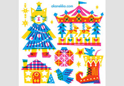クリスマスのカットイラスト